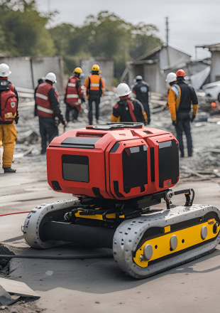 放射線検査ロボット